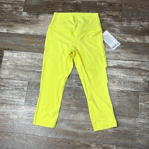 Lululemon Align High-rise crop 21” Leggings Size 8